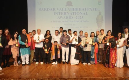 “Sardar Vallabhbhai Patel International Awards 2025” was held under the leadership of filmmaker Prince Pandey