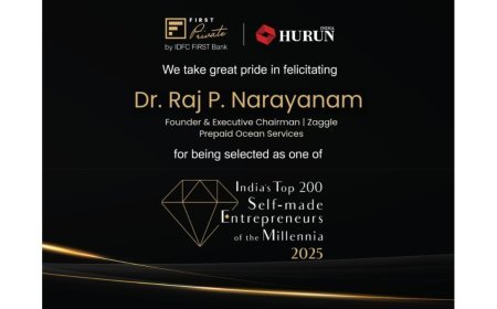Dr. Raj P. Narayanam Recognised in Hurun India’s Top 200 Self-Made Entrepreneurs of the Millennia 2025