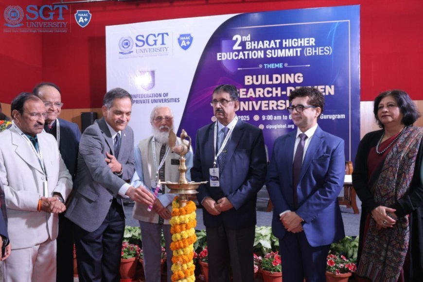 SGT University Successfully Hosts the 2nd Bharat Higher Education Summit 2025